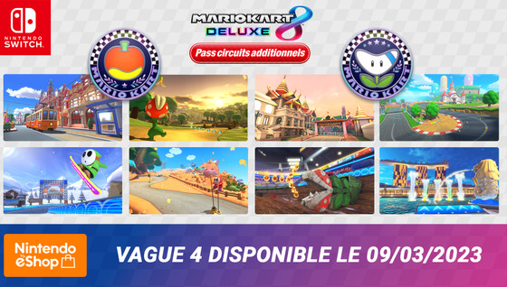 Mario Kart 8 Deluxe : date de sortie de la Vague 4 du Pass circuits additionnels DLC sur Nintendo Switch