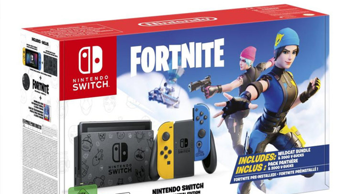 Switch spéciale Fortnite : Date de sortie, prix de la console et infos sur le pack Panthère