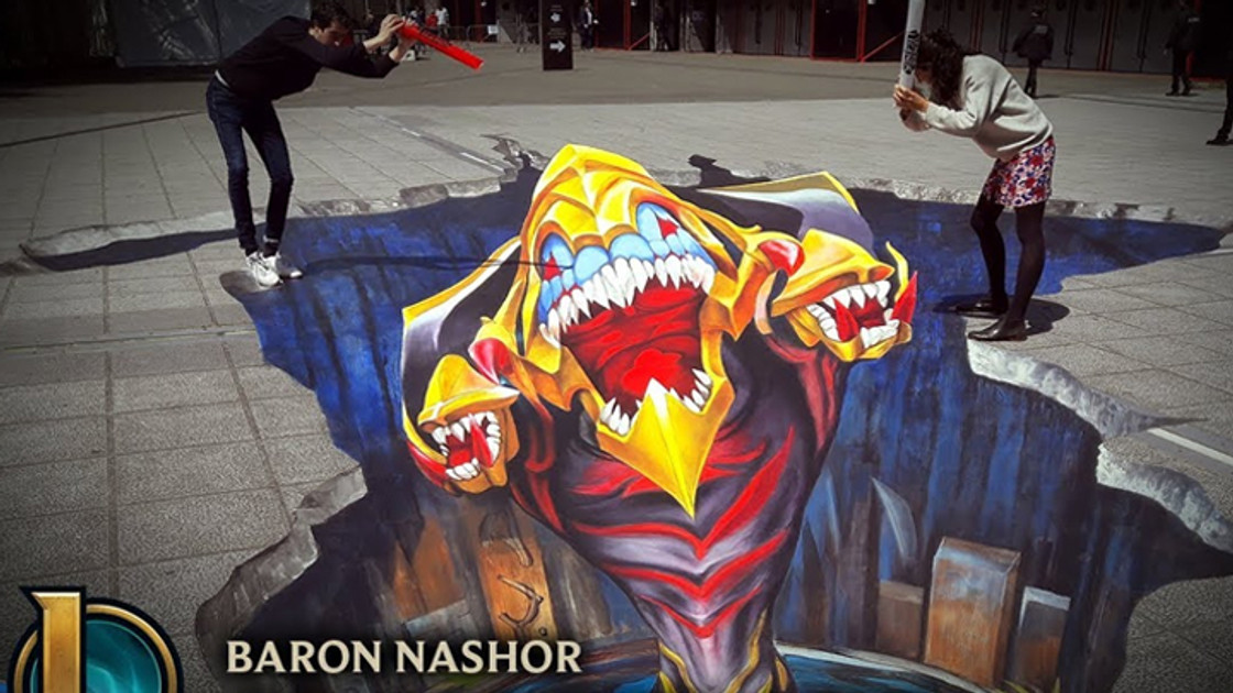 MSI 2018 : Baron Nashor en street art 3D au Zenith de Paris