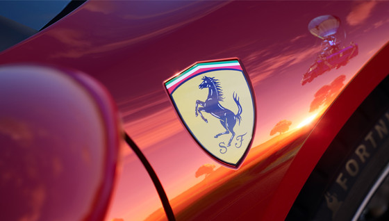 Des Ferrari bientôt dans Fortnite ?