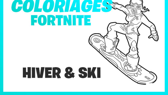 Des coloriages et dessins pour partir au ski