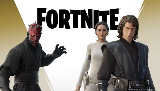 De nouveaux skins Star Wars confirmés pour Fortnite : Dark Maul et Padmé Amidala rejoignent la bataille