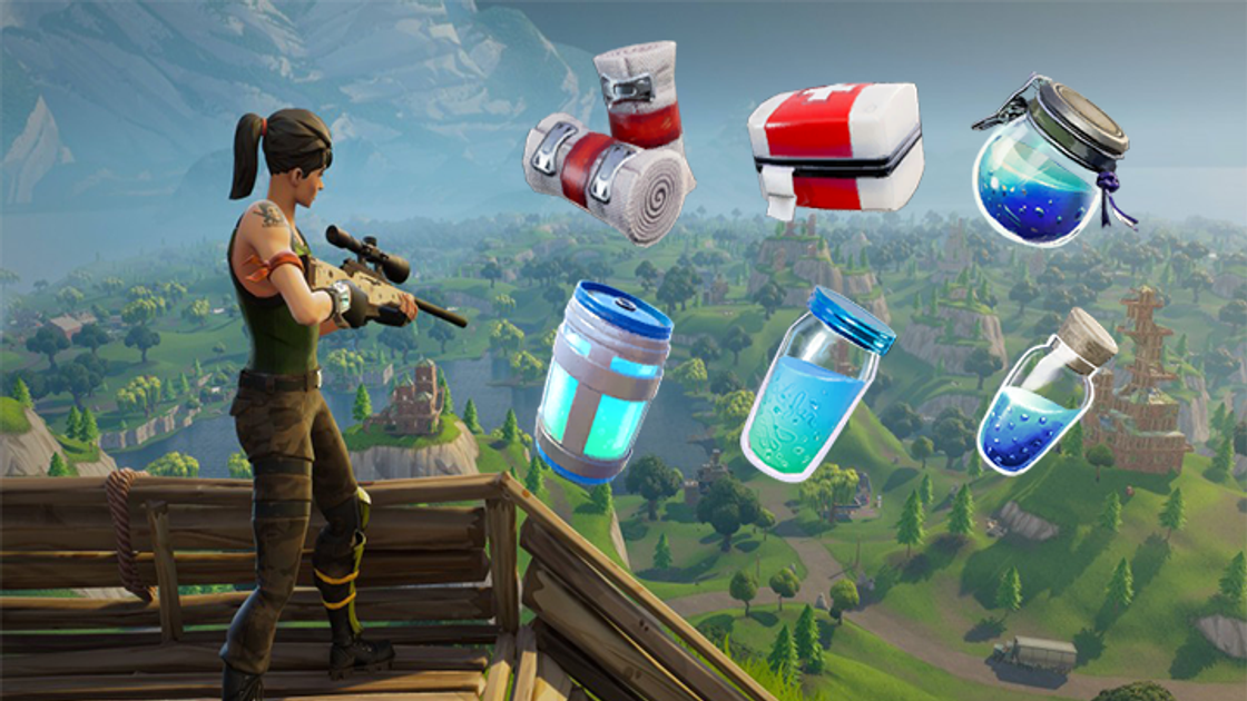 Fortnite : Tous les soins, bandages ou potions
