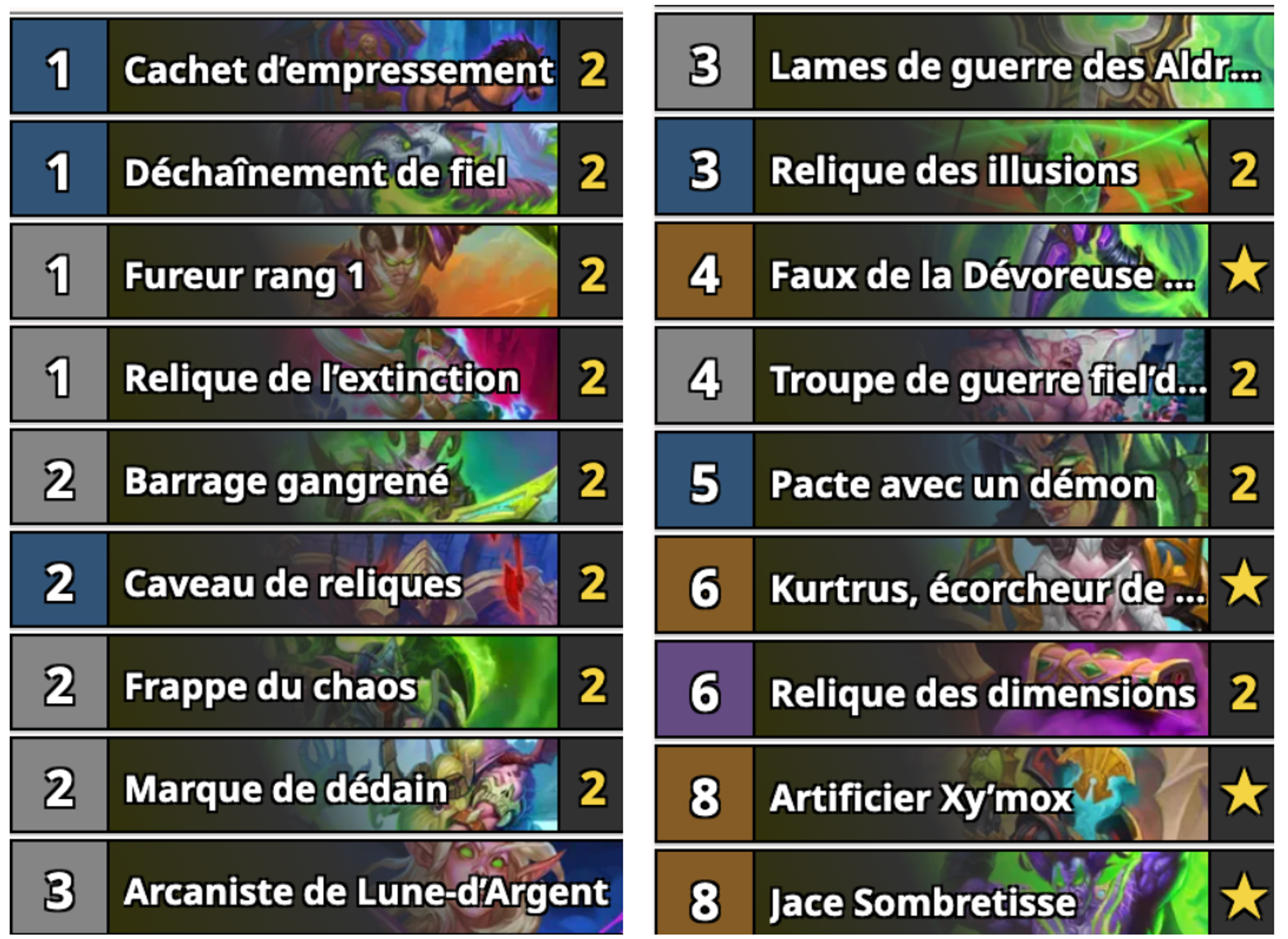 deck-chasseur-demons-demon-hunter-spell-sorts-tierlist-marche-roi- liche-hearthstone-hs