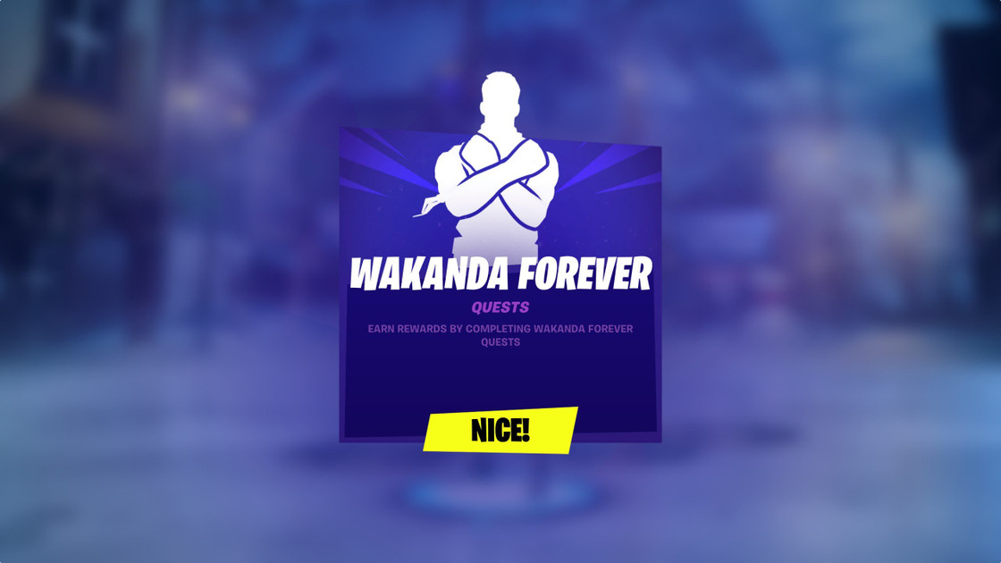 Emote Wakanda Forever Fortnite, comment l'avoir ?