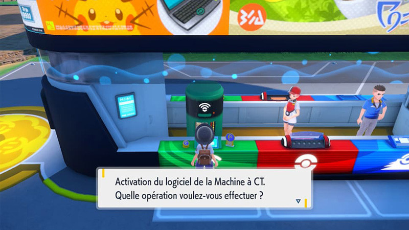 Comment fonctionne la machine à CT dans Pokémon Écarlate et Violet ?