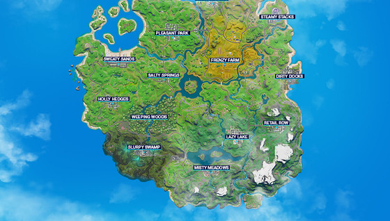 La map complète de Fortnite !