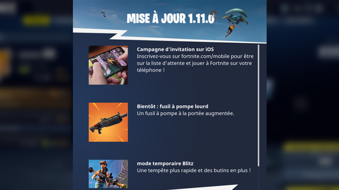 Fortnite : Fusil à pompe lourd, nouvelle arme