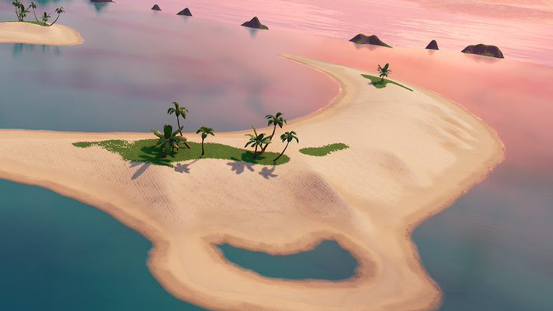 Fortnite : Île Volcan et Île Banc de Sable, nouvelles zones pour le mode Créatif