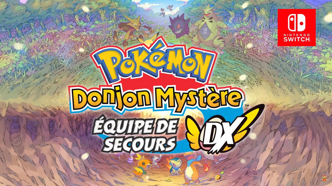Démo Pokémon Donjon Mystère Equipe de Secours DX, comment télécharger et jouer sur la Switch ?