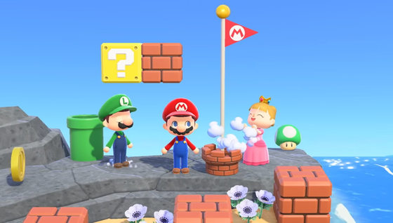 Des tuyaux de téléportation Mario dans Animal Crossing : New Horizons
