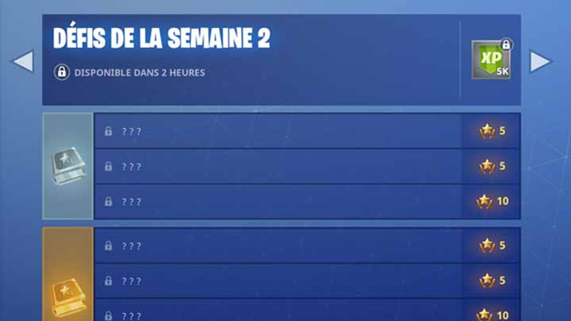 Fortnite : Défis semaine 2, quand seront-ils disponibles ?