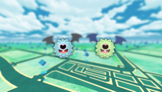 Chovsourir (shiny) dans les Heures de Pokémon Vedette de février 2023 sur Pokémon GO