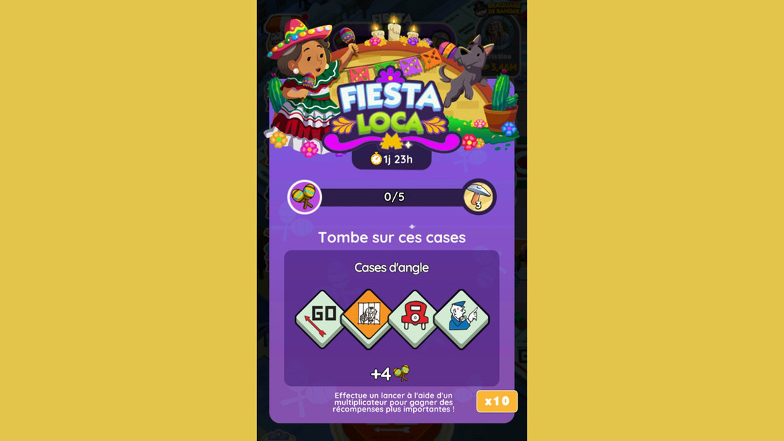 Fiesta Loca Monopoly GO, paliers, récompenses et durée pour l'événement de mai 2024