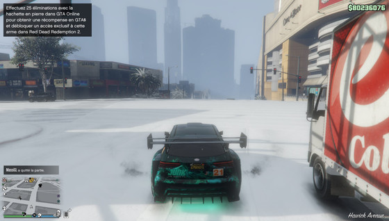 Combien de temps durent la map sous la neige dans GTA 5 ?