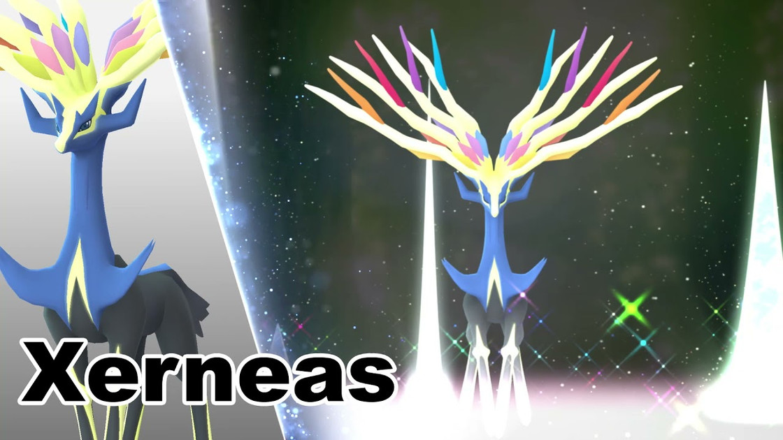 Légendes illuminées X : événement Xerneas et Pokémon FEE et DRAGON sur Pokémon GO