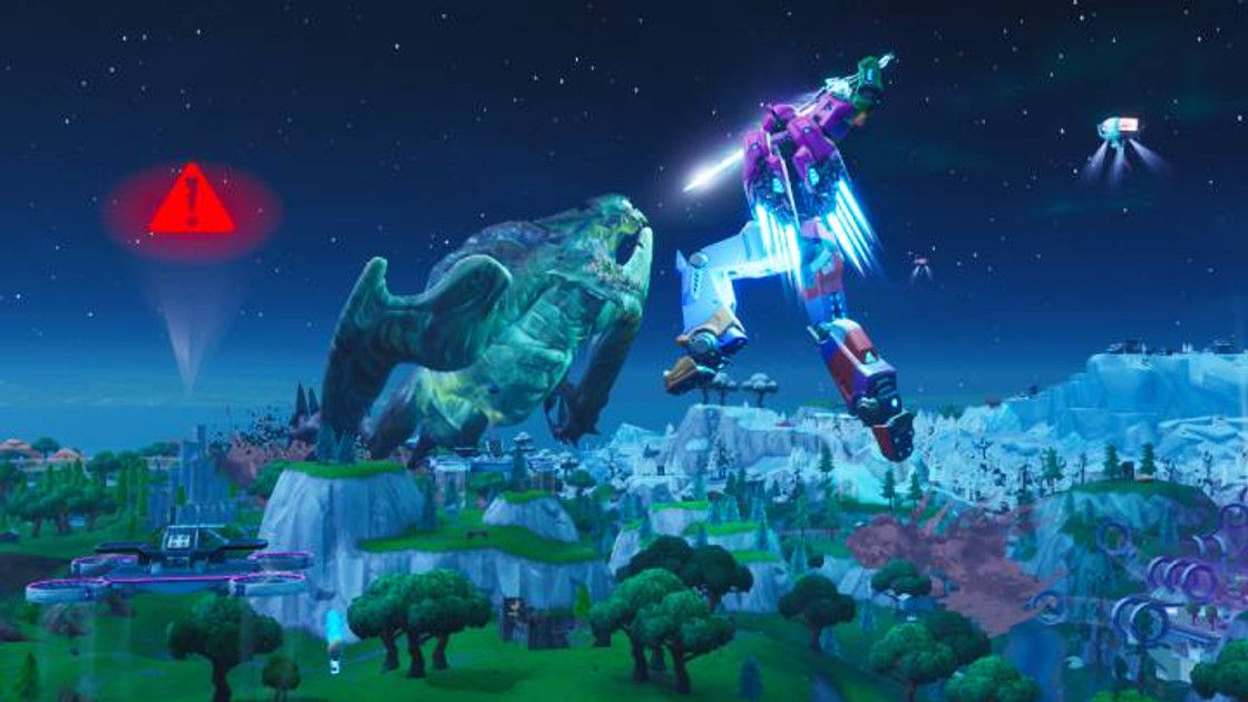 Fortnite : Monstre contre Robot, vidéo résumé de l'événement à Loot Lake