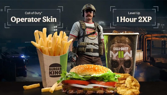 Un skin d'opérateur gratuit pour MW2 avec Burger King