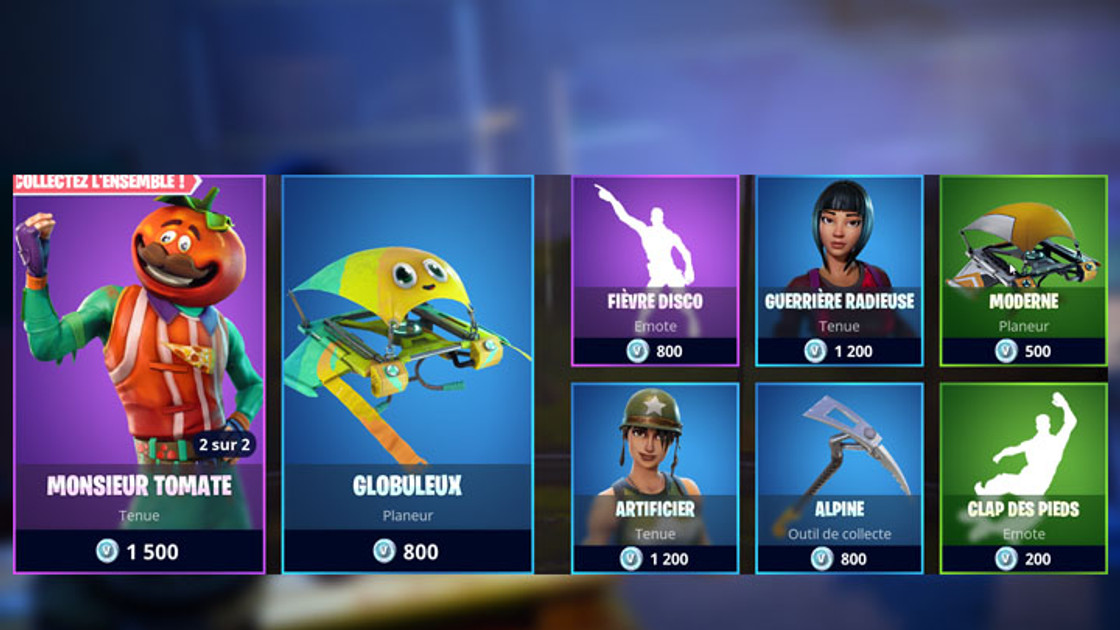 Boutique Fortnite 23 avril