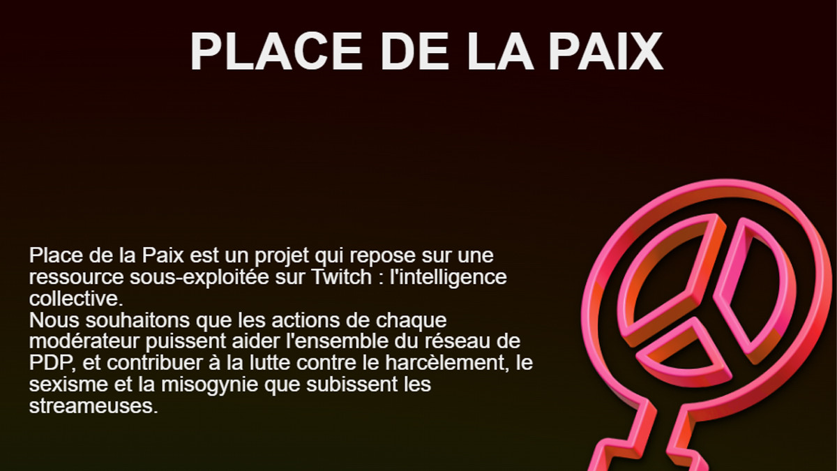 Place de la paix : le botot anti racisme, misogynie et sexisme de Billy sur Twitch, comment rejoindre le réseaux ?