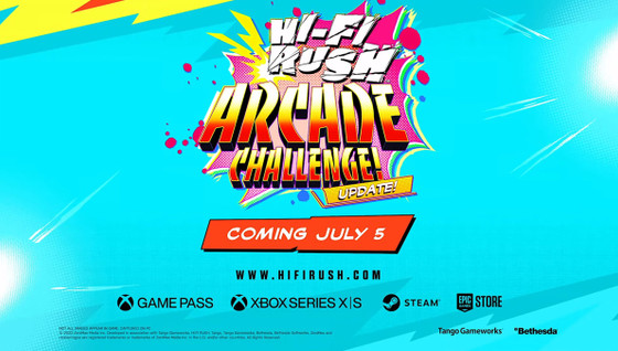 Quand sort la mise à jour Arcade Challenge de Hi-Fi Rush ?