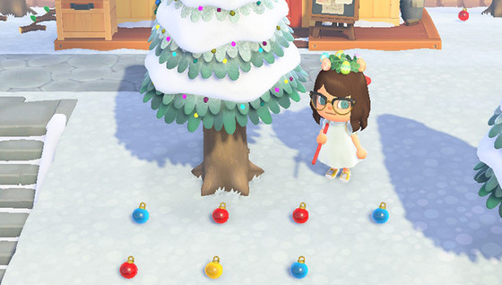 Où se trouvent les boules de sapin dans Animal Crossing ?