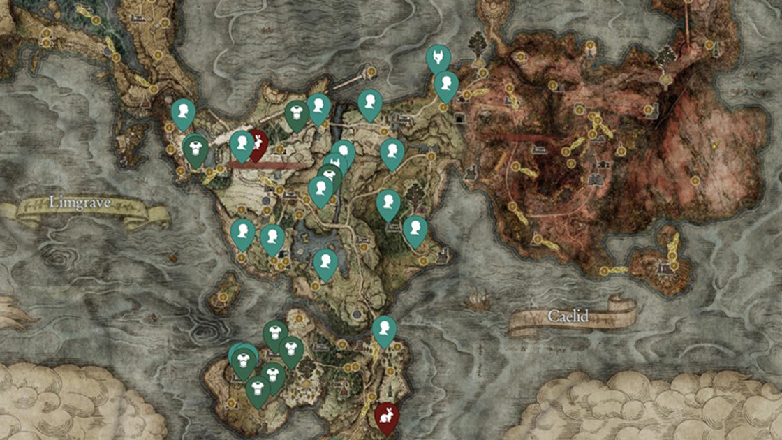 Carte complète Elden Ring, où trouver une map interactive ?