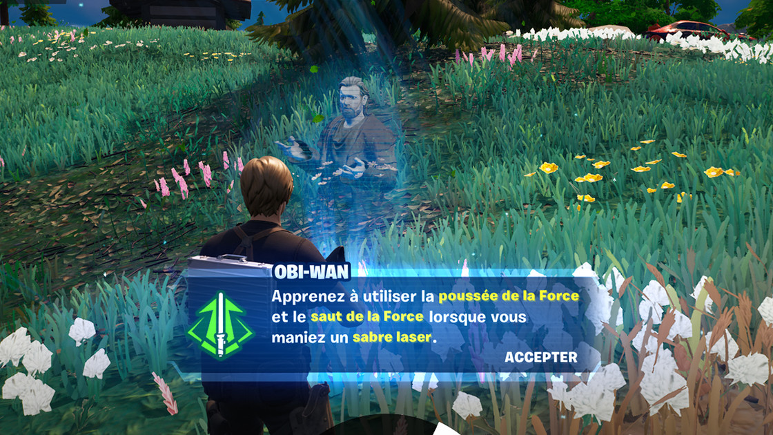 Apprendre les pouvoirs de la Force à des portails dans plusieurs parties sur Fortnite, comment accomplir le défi Star Wars en saison 2 du chapitre 4 ?