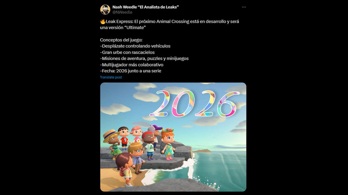 Animal Crossing 2026 : le prochain jeu sera un monde ouvert en ville ?