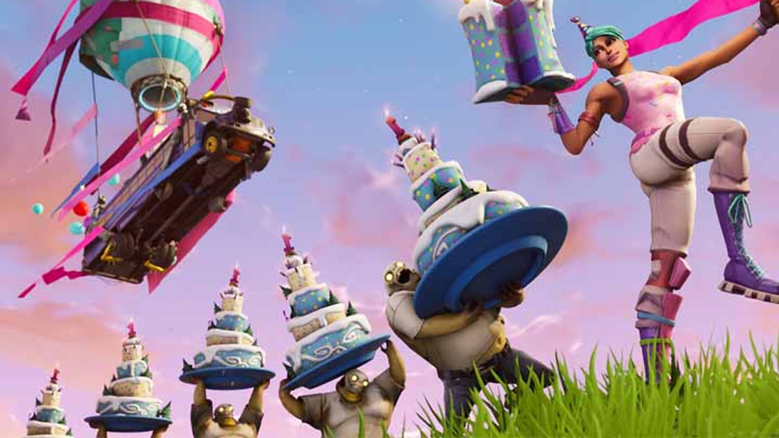 Fortnite : Défis d'anniversaire indisponibles, repoussés au mercredi 25 juillet