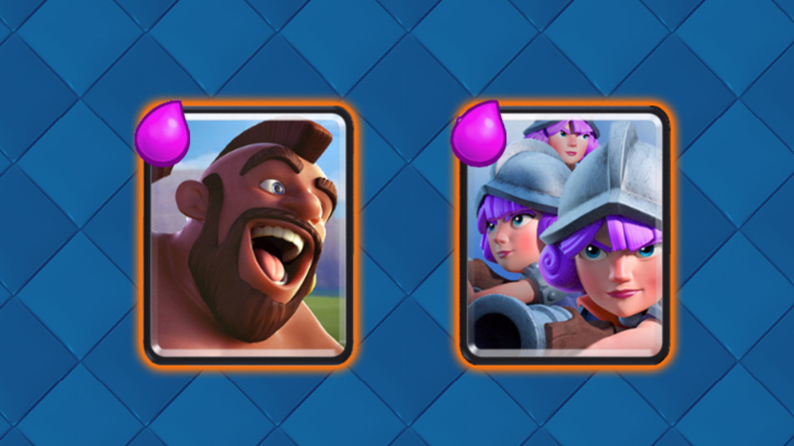 Clash Royale : Deck Chevaucheur de cochon Trois mousquetaires Arène 8