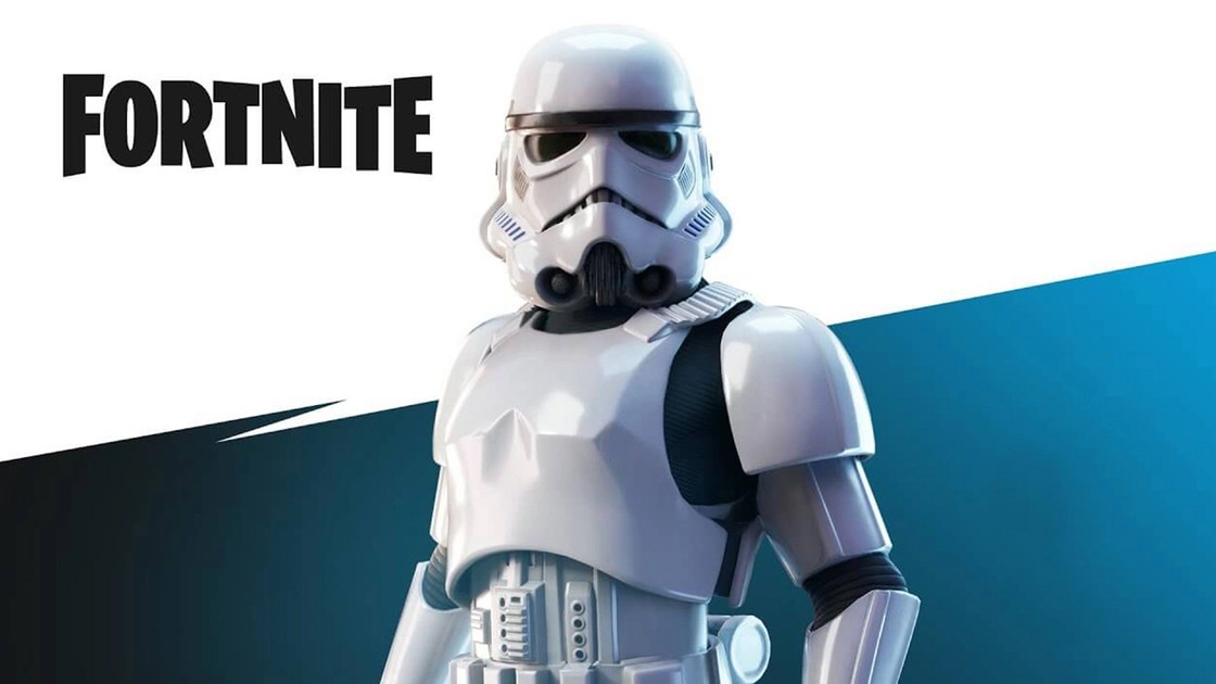 Atterrir à un point de contrôle des Stormtroopers et finir dans le top 25 dans Fortnite, défis Star Wars