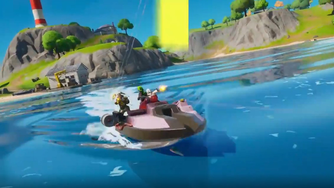 Fortnite : Canots motorisés, où se trouvent les bateaux ?