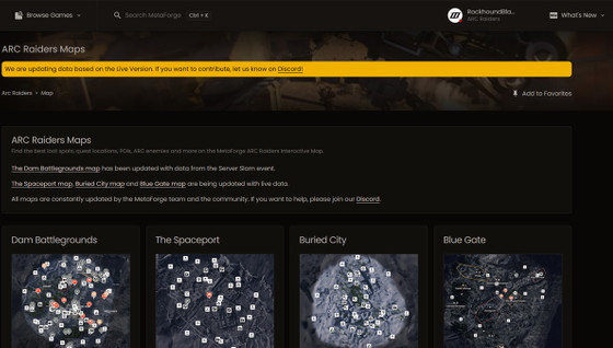 Metaforge ARC Raiders : comment accéder aux cartes interactives et aux événements du jour ?