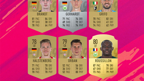 Brandt POTM en Bundesliga