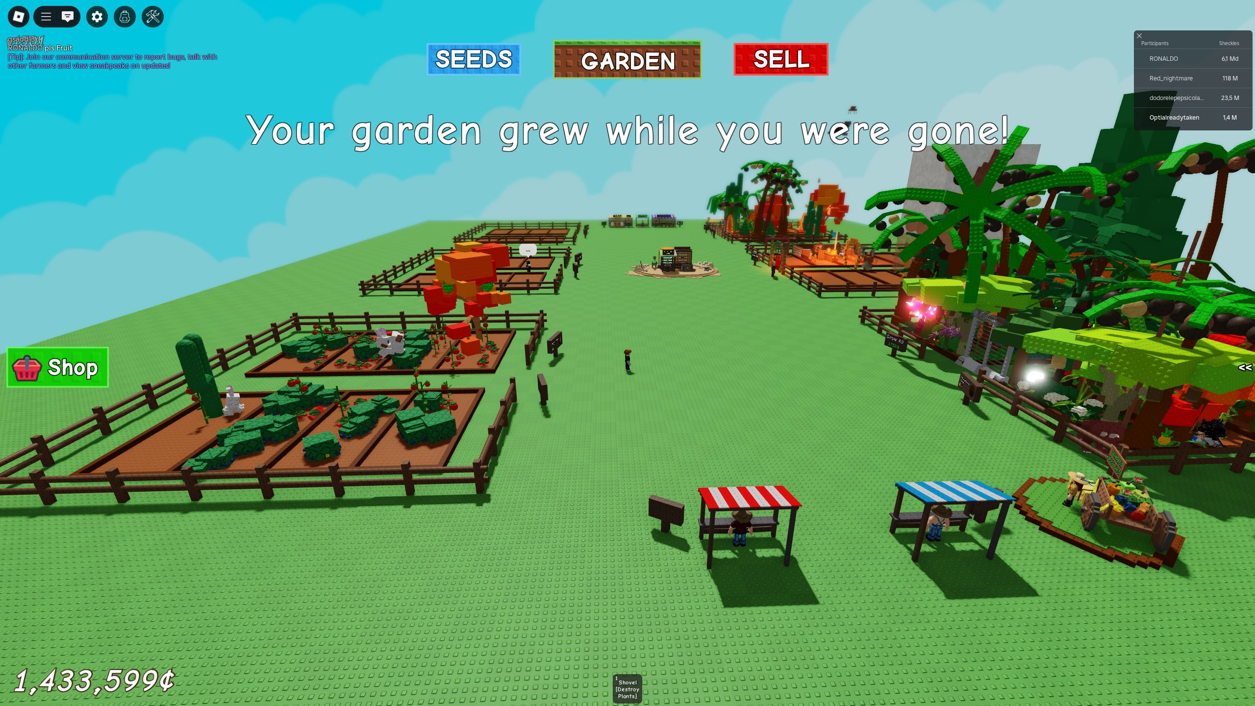 Comment changer les touches dans Grow a Garden sur Roblox ?