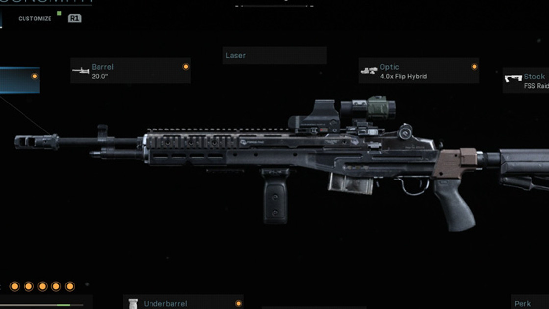 Call of Duty Warzone : EBR-14, accesoires et équipement pour Modern Warfare