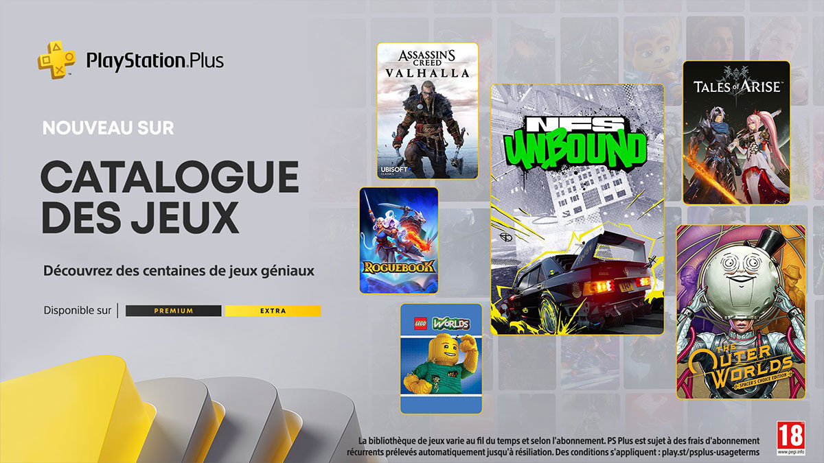 Nouveautés PlayStation Plus : plus de 10 jeux gratuits avec des classiques légendaires pour les abonnés Extra et Premium