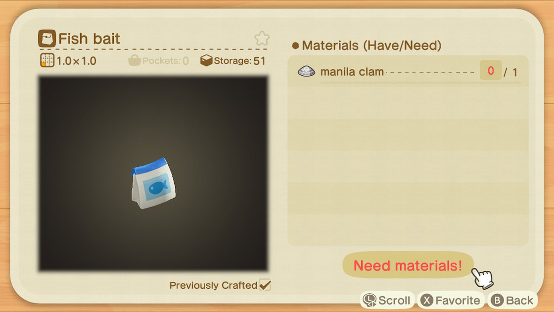 Appat Animal Crossing New Horizons, comment en avoir ?