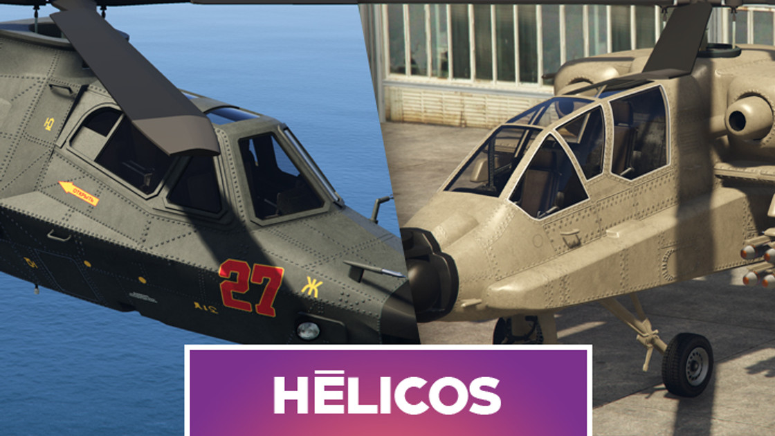 GTA 5 Online : Meilleur hélicoptère - Comparatif Akula vs Hunter vs Havok vs Sea Sparrow