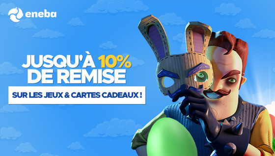 Code de réduction Eneba pour Pâques : jusqu'à 10% de réduction sur les jeux et cartes cadeaux