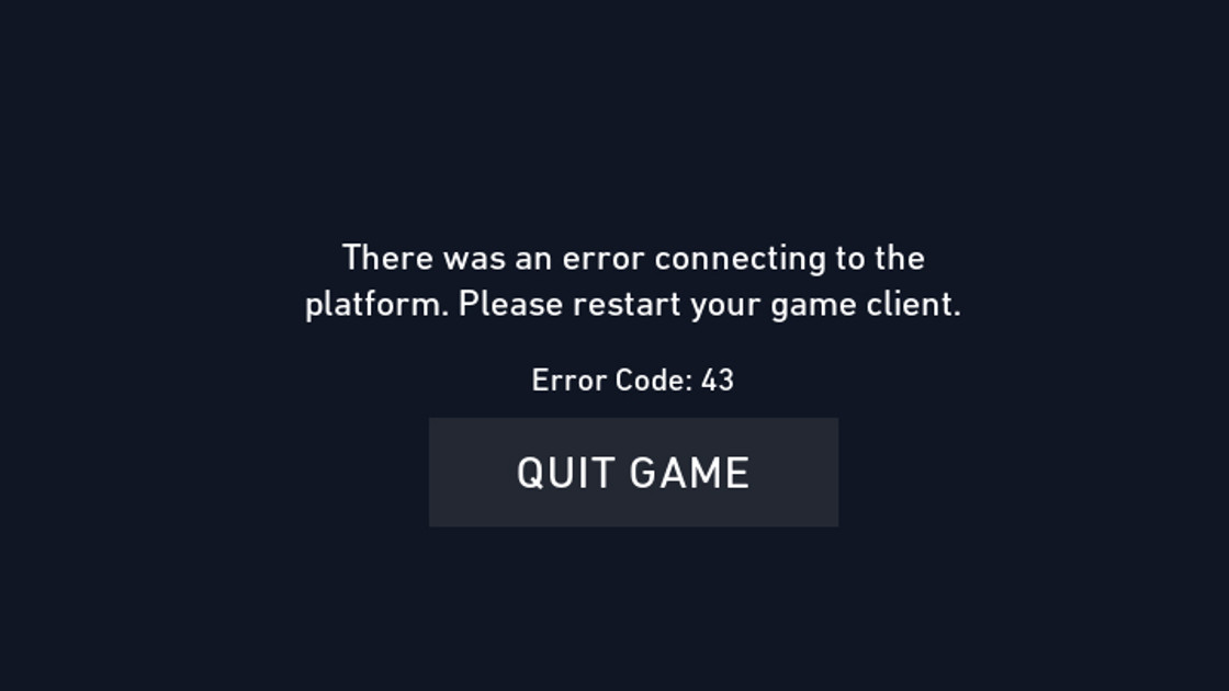 VALORANT : Code erreur 29, 43 et 54, les bugs rencontrés par les joueurs pour se connecter au jeu