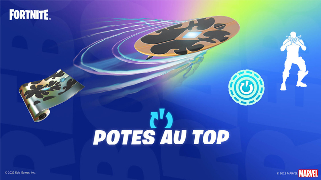 Fortnite Pote au top saison 1 chapitre 4, comment récupérer l'emote Snikt ?