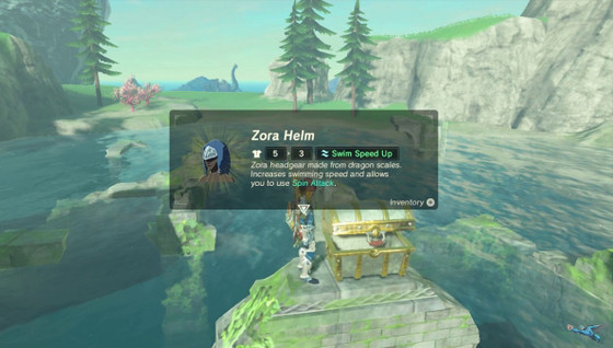 Casque Zora Zelda: Tears of the Kingdom, emplacement et comment l'obtenir ?