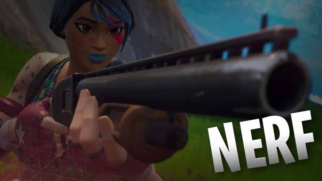 Fortnite : Nerf du double pompe et pistolet mitrailleur