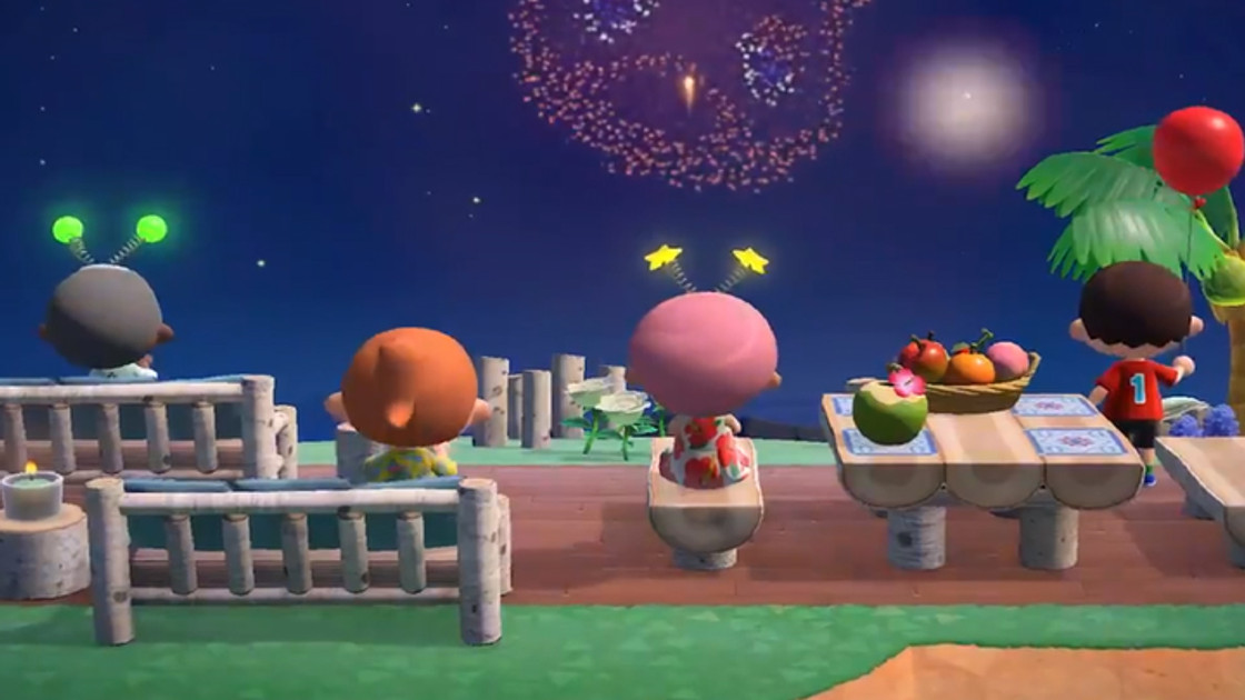Saison des feux d'artifice dans Animal Crossing : New Horizons, dates et infos