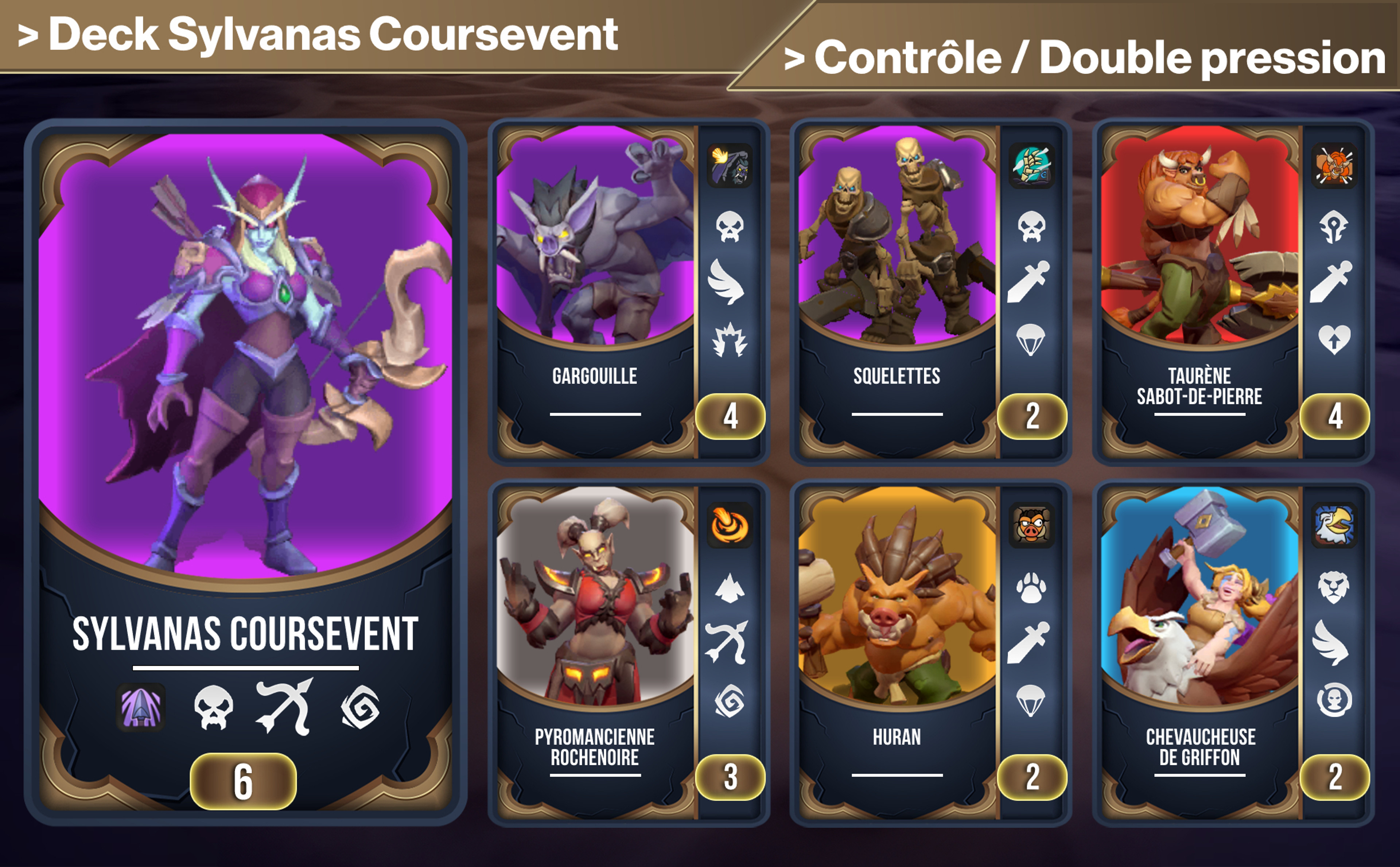 deck-sylvanas-coursevent-warcraft-rumble-controle