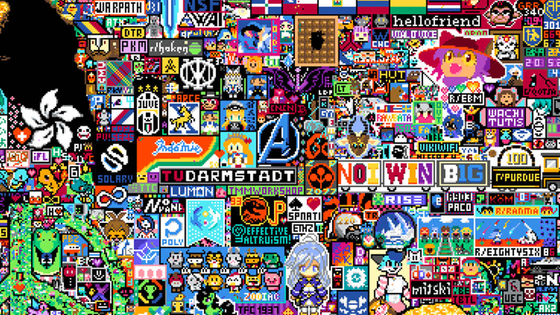 Date prochaine Pixel War sur Reddit, quand aura à nouveau lieu la Guerre des pixels ?