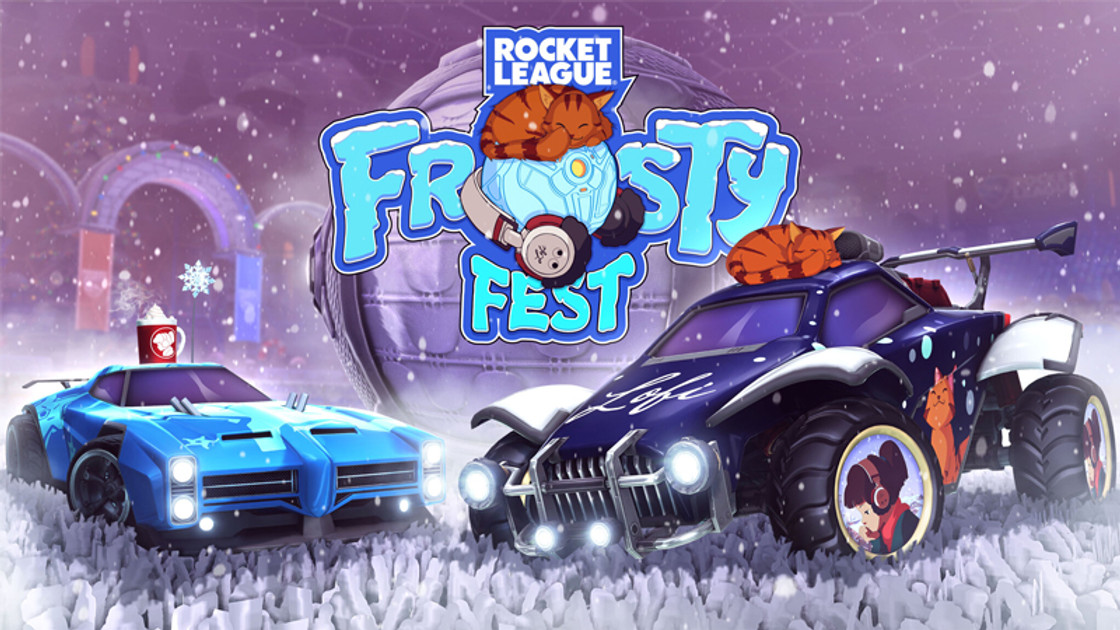 Frosty Fest Rocket League, récompenses de l'événement de noël 2022