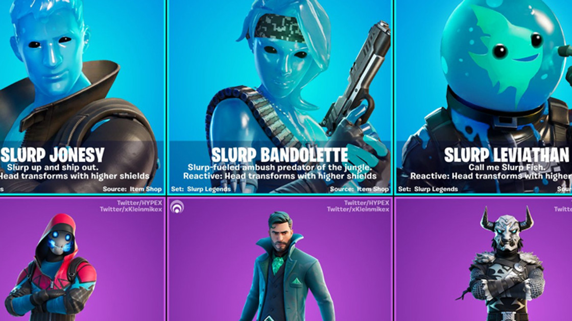 Fortnite : Nouveaux skins au patch 12.20